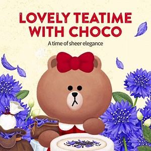 7.3K views · 793 reactions | “LOVELY TEATIME with CHOCO~❤️ " CHOCO, a teatime lover makes teatime so elegant! With prime tea leaves from Yorkshire, North England and traditional brewing recipes, The elegant Royal Milk Tea and fragrant Earl Grey Milk Tea is coming up~♡ Only at LINE FRIENDS Store Itaewon, Garosugil, Pangyo. #LINEFRIENDS #CHOCO #royalmilktea #earlgreymilktea #lovely #elegance #teatime | LINE FRIENDS | Facebook