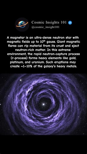 This dead star makes gold... #spacefacts #spacescience #astronomy