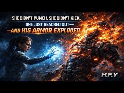 She Didn't Punch. She Didn't Kick. She Just Reached Out—And His Armor Exploded |HFY| SCI FI