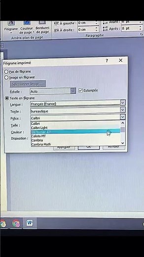 Ajouter un filigrane sur Word #تعلم #excel #powerpoint #animation #exceltips #exceltricks #logo