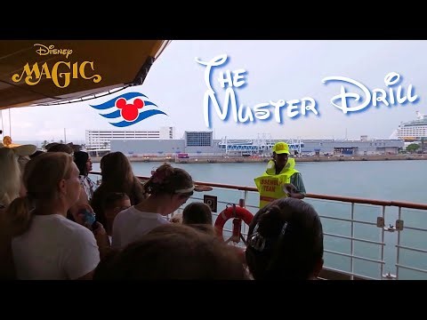 The Muster Drill | In Full | Radio Announcements | Disney Magic Bahamian Cruise | 22nd August 2025