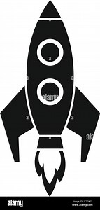 Video game rocket icon. Simple illustration of video game rocket vector icon for web design isolated on white background Stock Vector Image & Art - Alamy