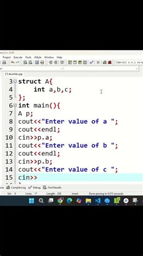 C++ Structure Program | Add, Subtract & Multiply Using struct | Beginner Friendly