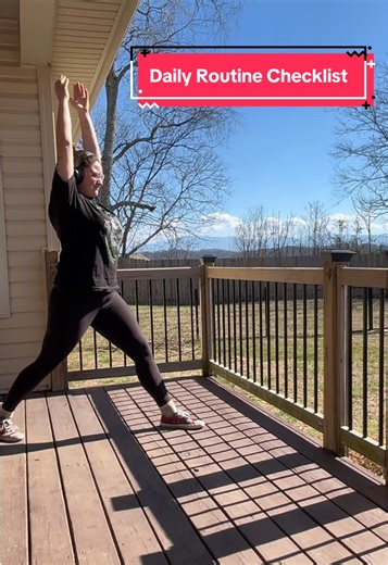 Create your own daily routine checklist 📋✅🧘‍♀️🐶 #dailyroutine #routine #mentalhealth #livingmybestlife #life