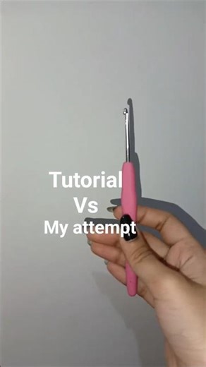 Tutorial vs My Attempt: Crochet Journey! 🧶🌷