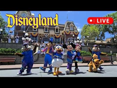 DISNEYLAND Relaxing Spring Fun Rides Shows #livestream