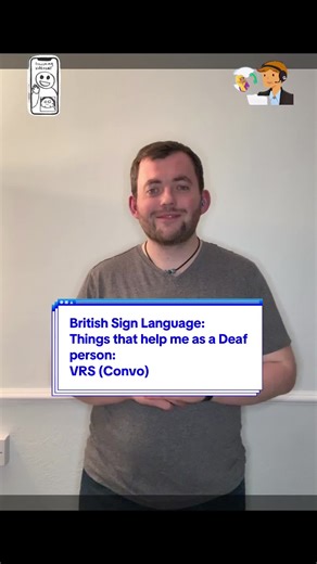 Things that help me as a #Deaf person! #bsl #support Today is about #VRS and also mentioning: Curious to learn more? Follow me to learn more! P.S. I’m from the South UK, so some signs may be regional! Let’s celebrate language and inclusion together! #BritishSignLanguage