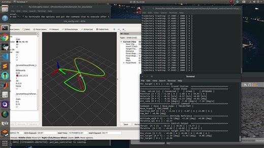 位置环控制器修改及性能测试 - gazebo仿真
