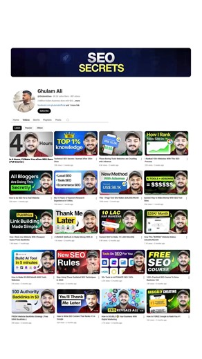 Free Websites to Learn SEO #ghulamaliseo #seostrategy2025 #ranking #freewebsites #OptimizationTips #strategy #learnskills #explore #fypシ #Seo #growbusiness #newtechnique #content #SEOSecrets | Ghulam Ali - GM
