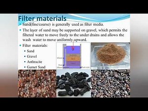 Filtration Theory | Removal Mechanism in Filtration | Filter materials | Classification of filters