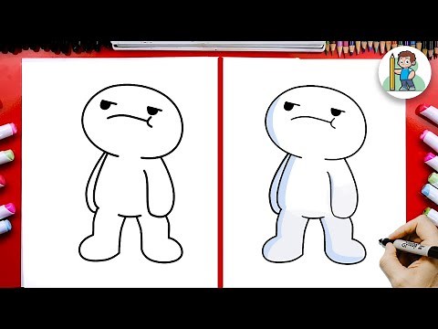 How to Draw James From Oddballs Step by Step Easy Tutorial
