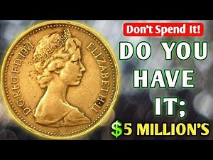 Top 5 Most Rare & Valuable UK Queen Elizabeth 2 NEW Pence Worth a Lot of Big Money!