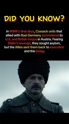 The Fate of Cossacks Who Sided With Nazi Germany