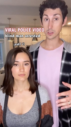 Maclen & Ashleigh Stanley on Instagram: "Part 2! Police stopped a legally blind man because they thought his walking stick was a weapon … he ultimately got arrested and charges were filed against him. Is that legal? . . . . #law #lawyersofinstagram #lawyersreact #policestop #viralvideo #crime #police #pol"