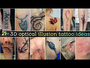 3D tattoo designs | 3D optical illusion tattoo ideas | best 3D tattoos | tattoos for men
