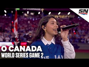Alessia Cara's Beautiful Rendition Of O Canada At World Series Game 2