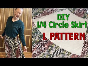 Step-by-Step Pattern Making at Home – Make Your Own Quarter Circle Skirt
