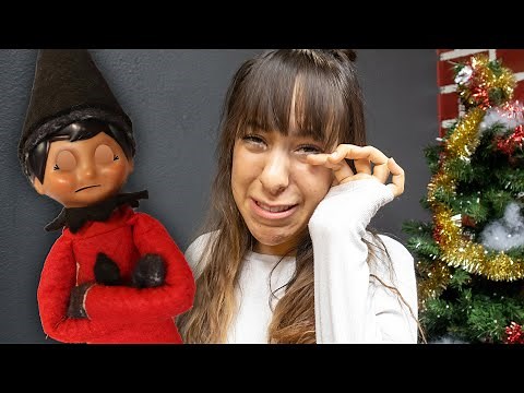 We accidentally touched our bad Elf on a Shelf!