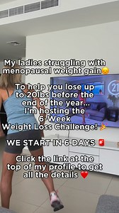 12K views · 113 reactions | Do you find it hard to lose menopausal weight gain? Click the like at the top of my profile for the details about my 6-Week Weight Loss Challenge, starting in 6 DAYS! To finally help you lose weight and get the body you deserve! | Petra Genco | Facebook