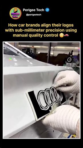 How Audi Perfectly Places Its Logo 😳🚗 #shorts #cars #audi #engineering #luxury #viral