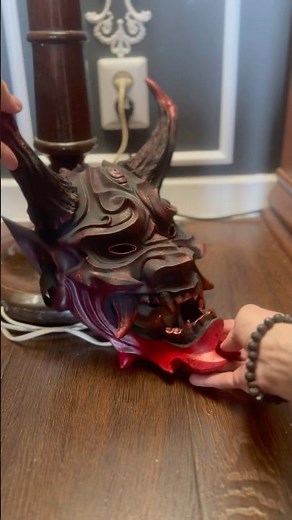 Japanese Oni demon handmade mask
