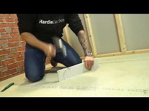 Cutting Hardie® Backer: Smoothing the cut edge