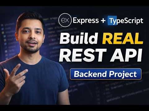 Build a REST API with Express & TypeScript | Expense Tracker Project (Full Code Explained)