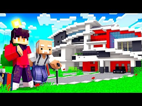 MOVING INTO MY NEW HOUSE IN A NEW MINECRAFT CITY!