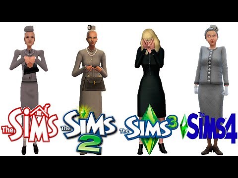 ♦ Sims 1 vs Sims 2 vs Sims 3 vs Sims 4 : Agnes Crumplebottom