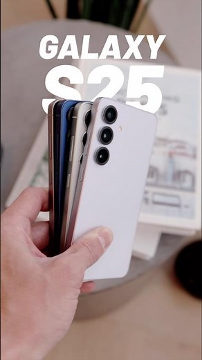 Samsung Galaxy S25 UNBOXING (6.2") - ALL COLOURS!