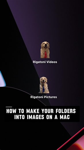 Turn your boring folders into pictures on Mac OS! #mac #apple #office #job #corporate