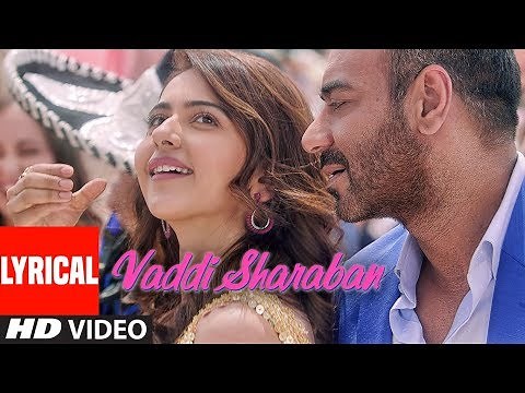 LYRICAL:Vaddi Sharaban | De De Pyaar De | Ajay Devgn, Rakul, Tabu | Sunidhi, Navraj | Vipin Patwa