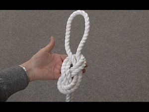 ロープ 結び方 二重８の字結び (ロープワーク講座)