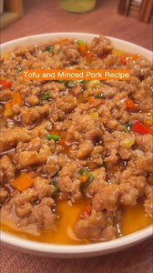 Simple Tofu and Minced Pork Recipe #chinesefood #foodie #tofu #chineserecipe | chinesefood0805