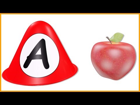 ABC with Ring Game | Educational Alphabets with Animation for Kids | A for Apple | ABCD for Toddlers