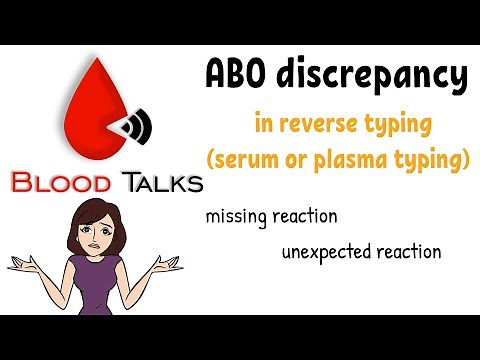 ABO discrepancy in reverse type | Transfusion medicine