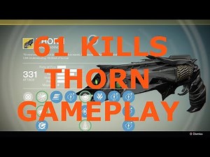 Destiny PvP: 61 kills on Control (Thorn/Final Boss/Corrective Measure)