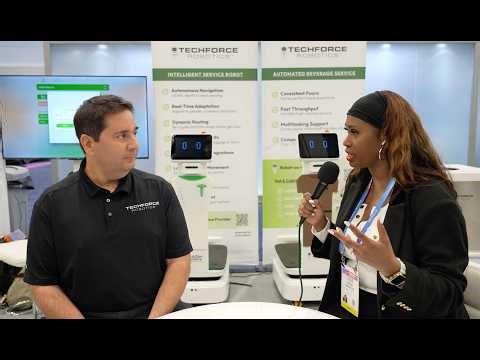 How Service Robots Are Solving Real Hospitality Problems | TechForce Robotics at CES