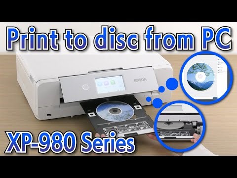 XP-980 - Printing onto a Disc Label Using Epson Photo+