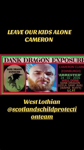 Cameron Clark from Edinburgh arrested tonight. Well done to Leela, Sami and Ava putting up with the beast. Well done to Buffy in Research. Big thanks to SCPT for going for him #livingstone #scotland #saveourkids #westlothian