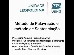 Método de Palavração e método de Sentenciação