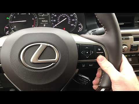 Setting Clock in Multi Informational Display of Lexus ES or RX
