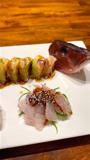 Dog Snapper Sushi #spearfishing #sushi #catchandcook