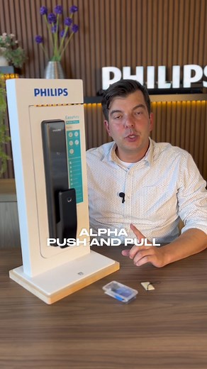 A fechadura Philips EasyKey Alpha Push-Pull é uma fechadura inteligente totalmente automática com recursos de segurança extraordinários. Confira no vídeo todas as suas especificações tecnológicas! #Homex #PhilipsFechaduras #Alpha #UmaVidaDePossibilidades #SmartHome