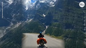 Gorgeous view of Himalayan mountains from highway