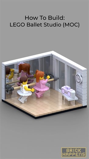 How to build a LEGO Ballet Studio (MOC)