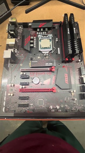 Part 6 of building a red and black gaming pc. #levelupyourgame #theheartofgaming