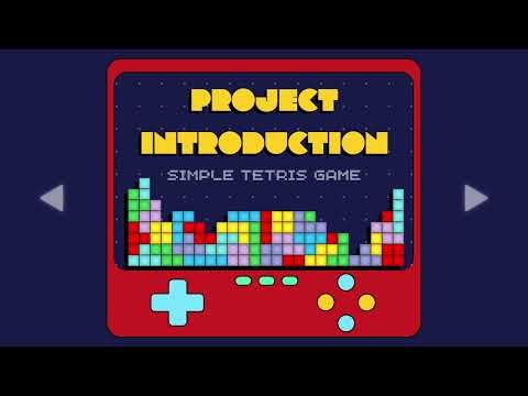 Simple Tetris Game in Java with (OOP Concepts Explained)