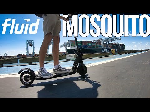 Fluid Mosquito Review - Fast & Portable Electric Scooter!