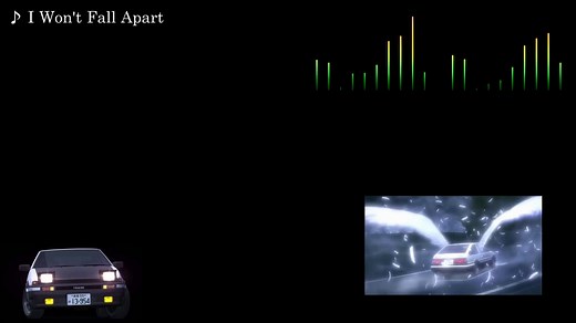 頭文字D【歌詞・和訳】I Won't Fall Apart